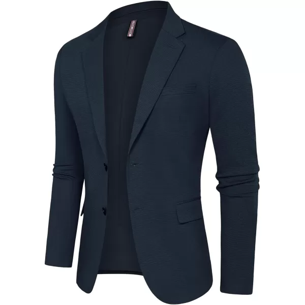 PJ Paul Jones Men's Herringbone Blazer Jacket Lightweight Casual Knit Sport Coat