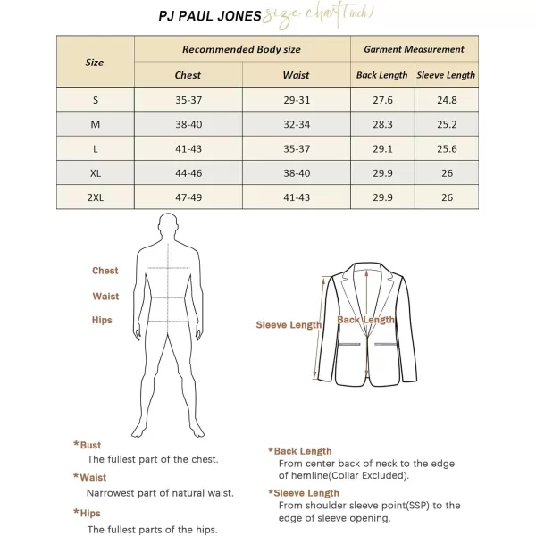 PJ Paul Jones Men's Herringbone Blazer Jacket Lightweight Casual Knit Sport Coat