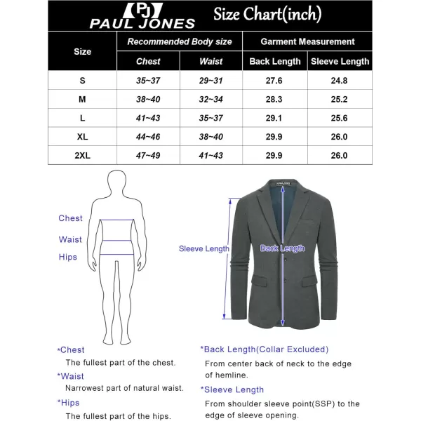 PJ Paul Jones Men's Herringbone Blazer Jacket Lightweight Casual Knit Sport Coat
