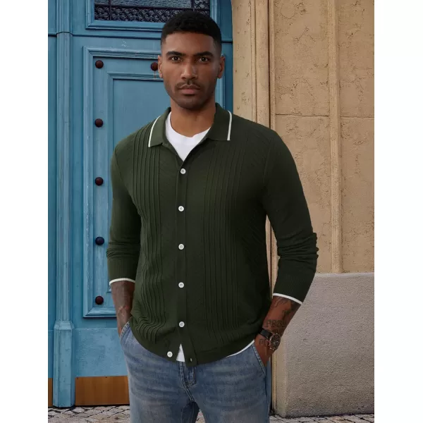 PJ Paul Jones Mens Knitting Stretch Golf Polo Shirts Lightweight Tee Shirts