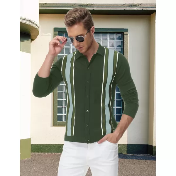 PJ Paul Jones Mens Knitting Stretch Golf Polo Shirts Lightweight Tee Shirts