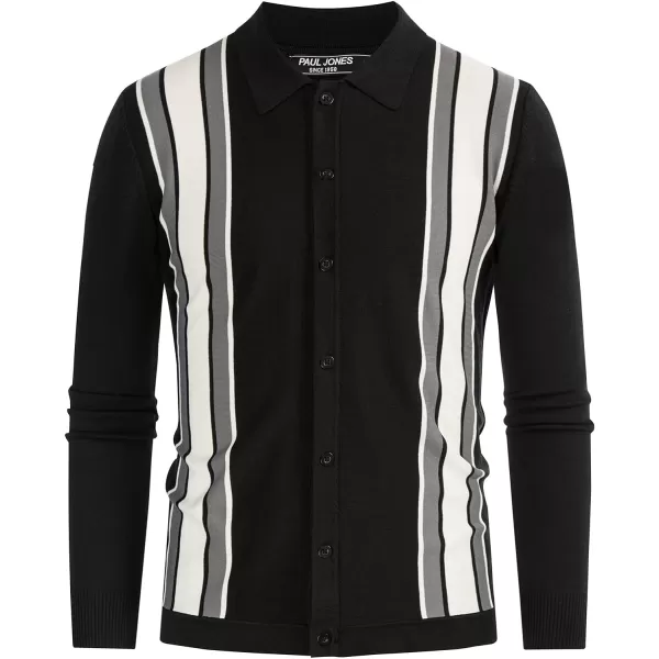 PJ Paul Jones Mens Knitting Stretch Golf Polo Shirts Lightweight Tee Shirts