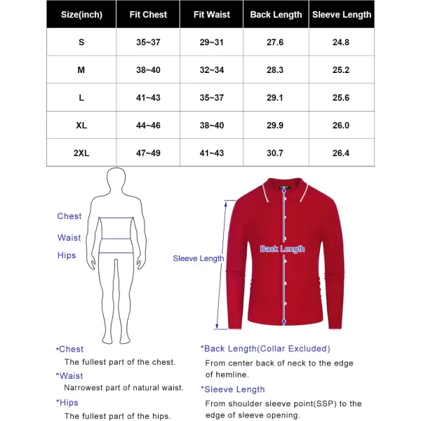 PJ Paul Jones Mens Knitting Stretch Golf Polo Shirts Lightweight Tee Shirts