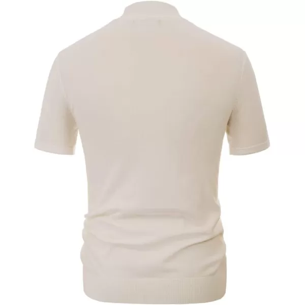 PJ Paul Jones Mens Mock Turtleneck Knit Pullover Sweater Short Sleeve Solid Knitwear Sweaters