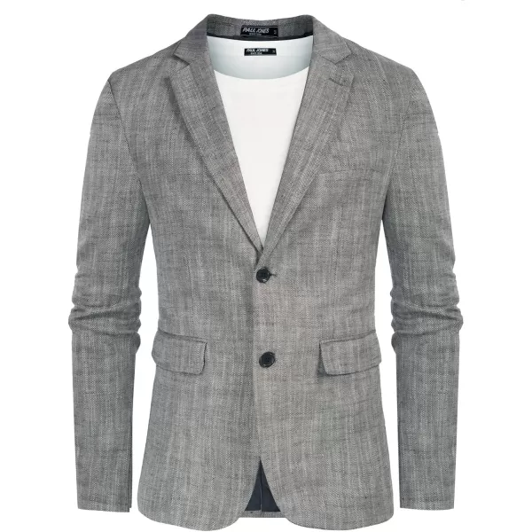 PJ Paul Jones Men's Slim Fit Lightweight Linen Jacket Tailored Blazer Sport Coat