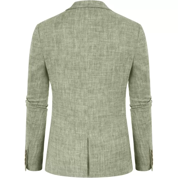 PJ Paul Jones Men's Slim Fit Lightweight Linen Jacket Tailored Blazer Sport Coat