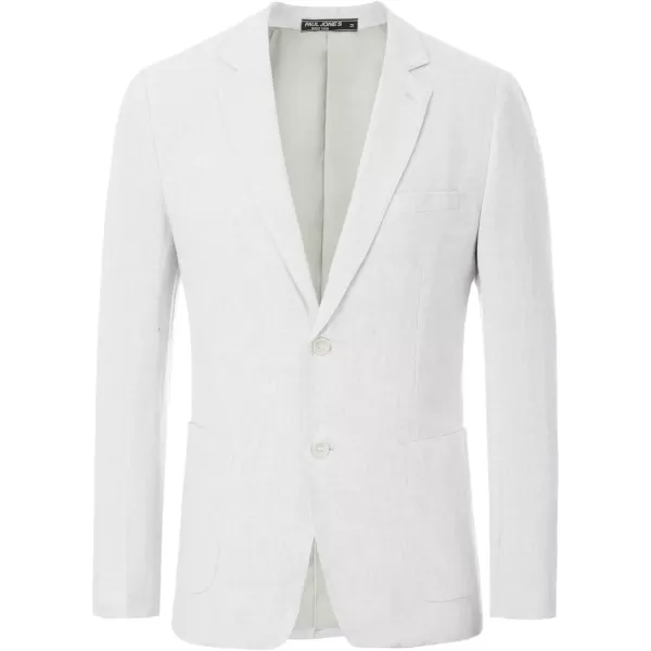 PJ Paul Jones Men's Slim Fit Lightweight Linen Jacket Tailored Blazer Sport Coat