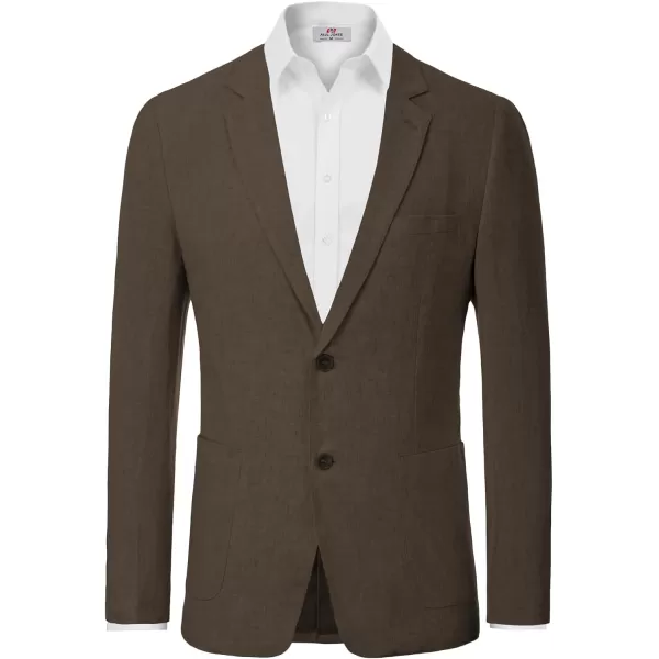 PJ Paul Jones Men's Slim Fit Lightweight Linen Jacket Tailored Blazer Sport Coat