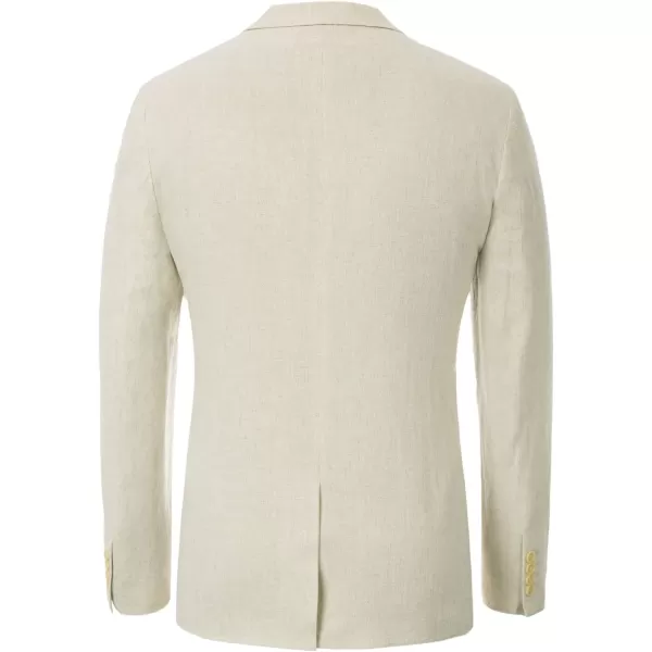 PJ Paul Jones Men's Slim Fit Lightweight Linen Jacket Tailored Blazer Sport Coat
