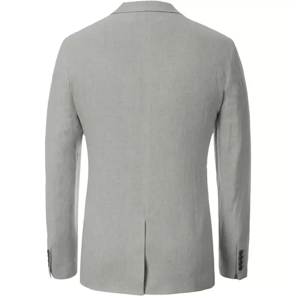PJ Paul Jones Men's Slim Fit Lightweight Linen Jacket Tailored Blazer Sport Coat