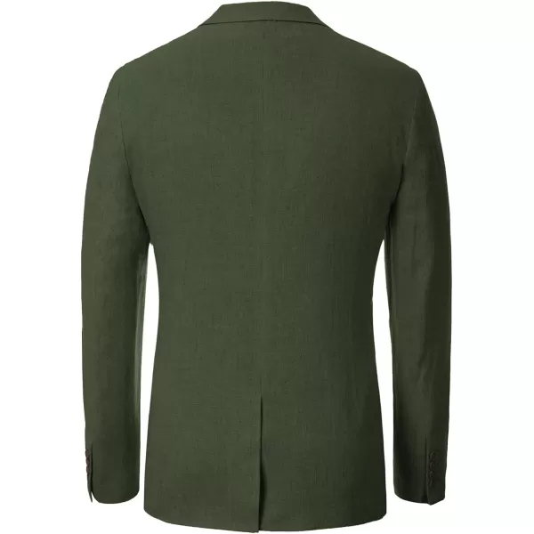 PJ Paul Jones Men's Slim Fit Lightweight Linen Jacket Tailored Blazer Sport Coat