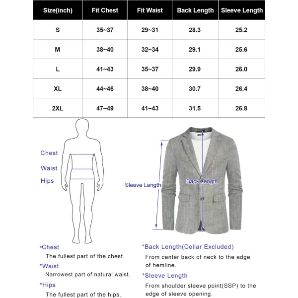 PJ Paul Jones Men's Slim Fit Lightweight Linen Jacket Tailored Blazer Sport Coat