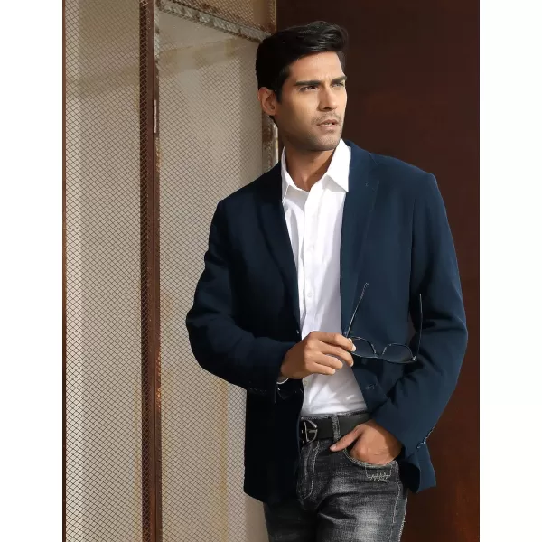 PJ Paul Jones Men's Slim Fit Lightweight Linen Jacket Tailored Blazer Sport Coat