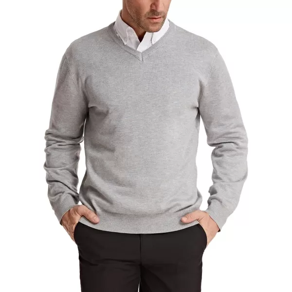 PJ Paul Jones Men's V Neck Pullover Sweaters Classic Long Sleeve Knitting Sweater