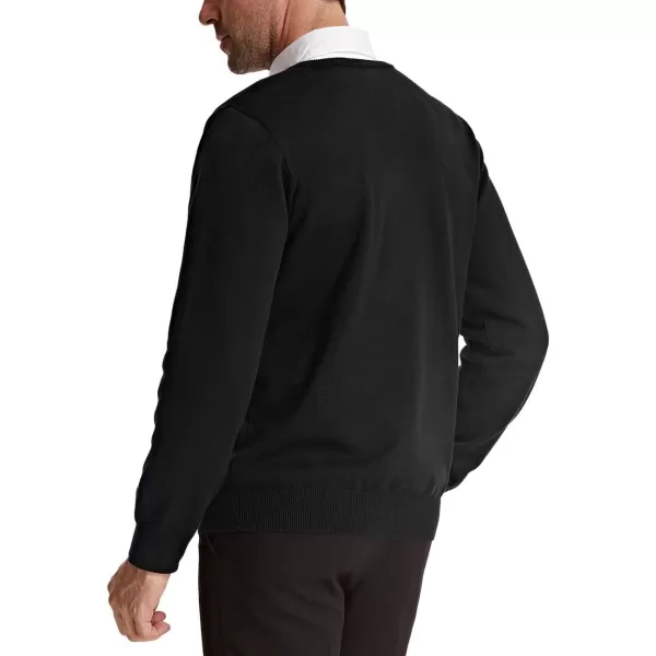 PJ Paul Jones Men's V Neck Pullover Sweaters Classic Long Sleeve Knitting Sweater