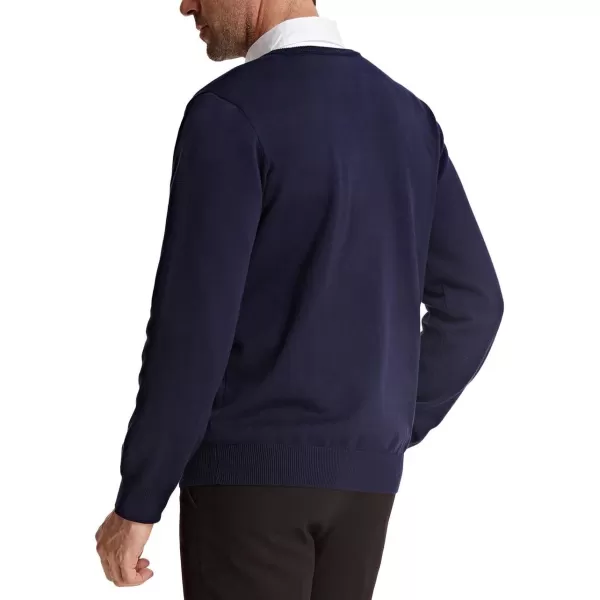 PJ Paul Jones Men's V Neck Pullover Sweaters Classic Long Sleeve Knitting Sweater