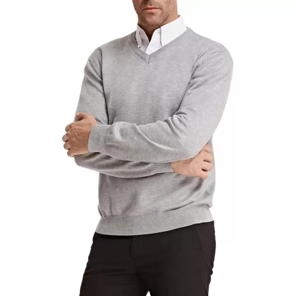 PJ Paul Jones Men's V Neck Pullover Sweaters Classic Long Sleeve Knitting Sweater