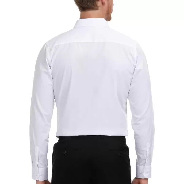 Paul Jones Men's Business Casual Long Sleeves Dress Shirts