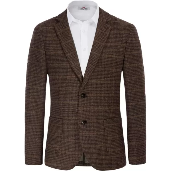 Herringbone Tweed Blazer British Wool Blend Sport Coat Jacket