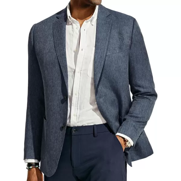 PJ PAUL JONES Mens Blazer Casual Sport Coats Regular Fit Two Button Suit Jacket Lightweight Sports Jacket