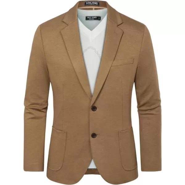 PJ PAUL JONES Men's Casual Knit Blazer Suit Jackets Two Button Lightweight Unlined Sport Coat