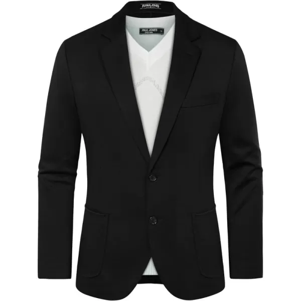 PJ PAUL JONES Men's Casual Knit Blazer Suit Jackets Two Button Lightweight Unlined Sport Coat