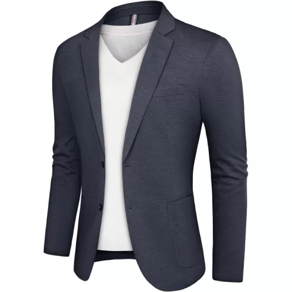 PJ PAUL JONES Men's Casual Knit Blazer Suit Jackets Two Button Lightweight Unlined Sport Coat