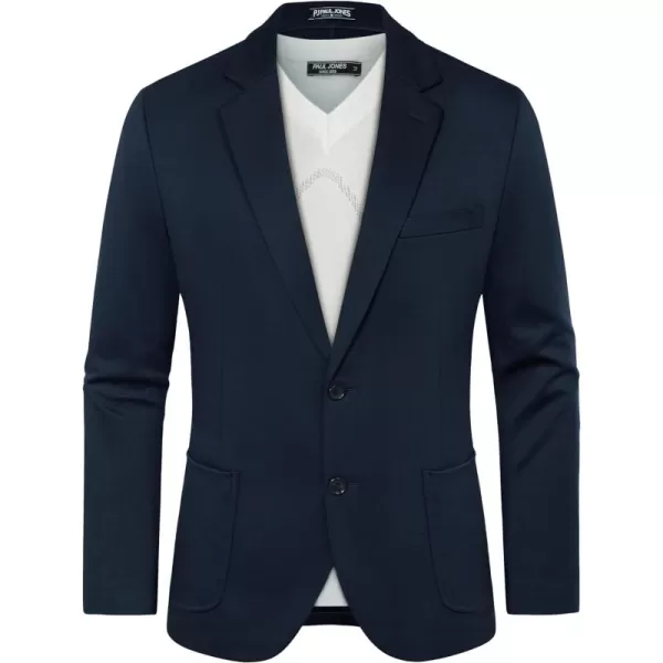 PJ PAUL JONES Men's Casual Knit Blazer Suit Jackets Two Button Lightweight Unlined Sport Coat