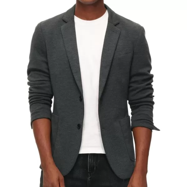 PJ PAUL JONES Men's Casual Knit Blazer Suit Jackets Two Button Lightweight Unlined Sport Coat