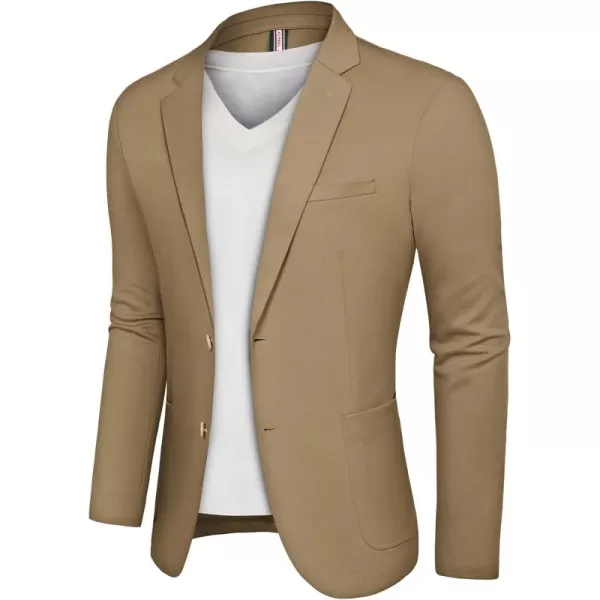 PJ PAUL JONES Men's Casual Knit Blazer Suit Jackets Two Button Lightweight Unlined Sport Coat