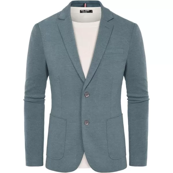 PJ PAUL JONES Men's Casual Knit Blazer Suit Jackets Two Button Lightweight Unlined Sport Coat