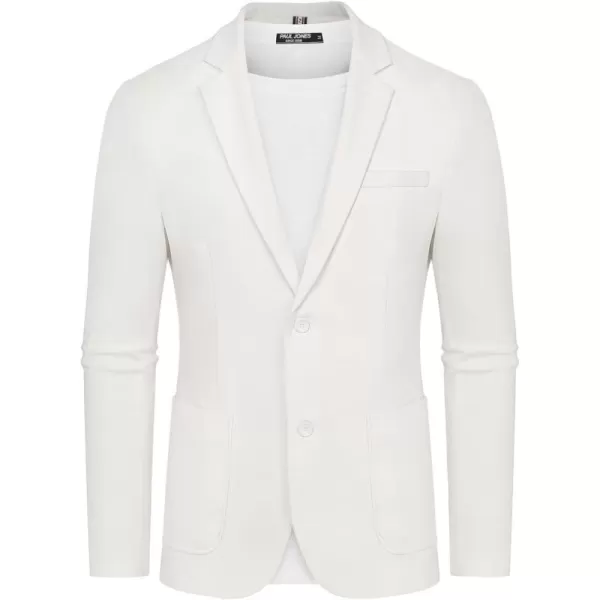 PJ PAUL JONES Men's Casual Knit Blazer Suit Jackets Two Button Lightweight Unlined Sport Coat
