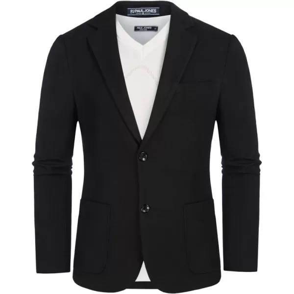 PJ PAUL JONES Men's Casual Knit Blazer Suit Jackets Two Button Lightweight Unlined Sport Coat