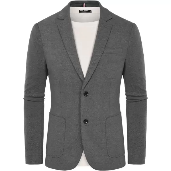PJ PAUL JONES Men's Casual Knit Blazer Suit Jackets Two Button Lightweight Unlined Sport Coat
