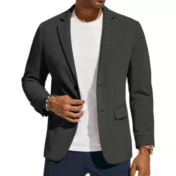 PJ PAUL JONES Mens Casual Knit Blazers Two Buttons Lightweight Business Machine Wash Sport Coat