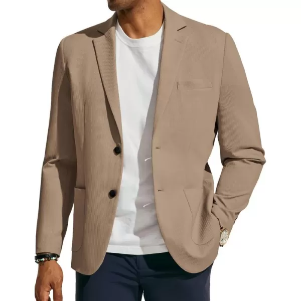 PJ PAUL JONES Mens Casual Knit Blazers Two Buttons Lightweight Business Machine Wash Sport Coat