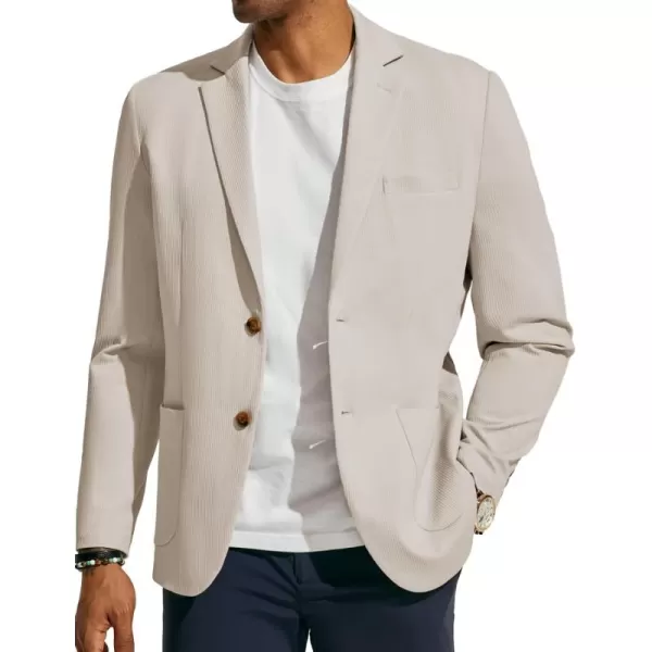 PJ PAUL JONES Mens Casual Knit Blazers Two Buttons Lightweight Business Machine Wash Sport Coat