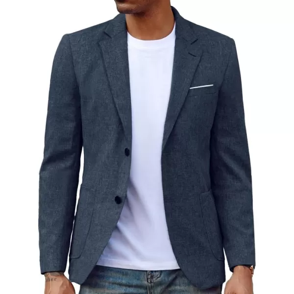 PJ PAUL JONES Mens Casual Sport Coat Blazer Two Buttons Lightweight Business Jackets