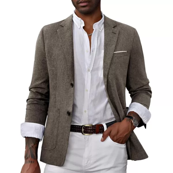 PJ PAUL JONES Mens Casual Sport Coat Blazer Two Buttons Lightweight Business Jackets