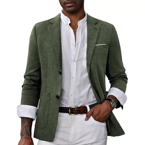 PJ PAUL JONES Mens Casual Sport Coat Blazer Two Buttons Lightweight Business Jackets