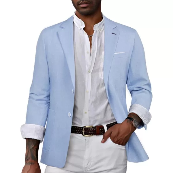 PJ PAUL JONES Mens Casual Sport Coat Blazer Two Buttons Lightweight Business Jackets