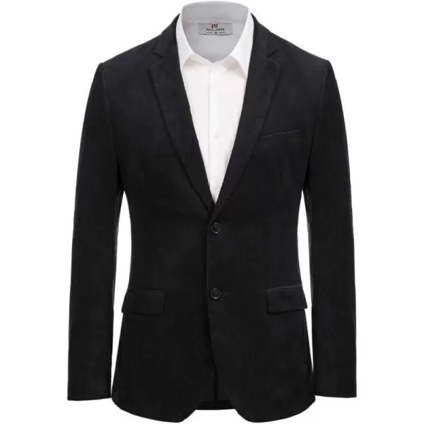 PJ PAUL JONES Mens Corduroy Blazer Jackets Slim Fit Two Button Casual Sports Coat