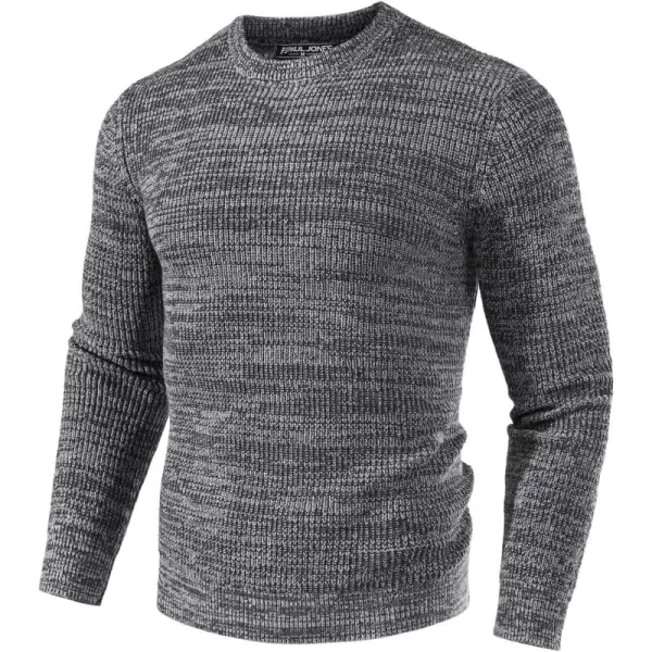 PJ PAUL JONES Men's Crewneck Sweater Long Sleeve Vintage Knitted Pullover Sweaters