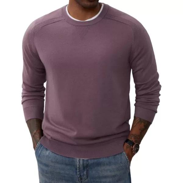 PJ PAUL JONES Men's Crewneck Sweaters Casual Crew Neck Sweatshirt Wool Blend Knit Pullovers
