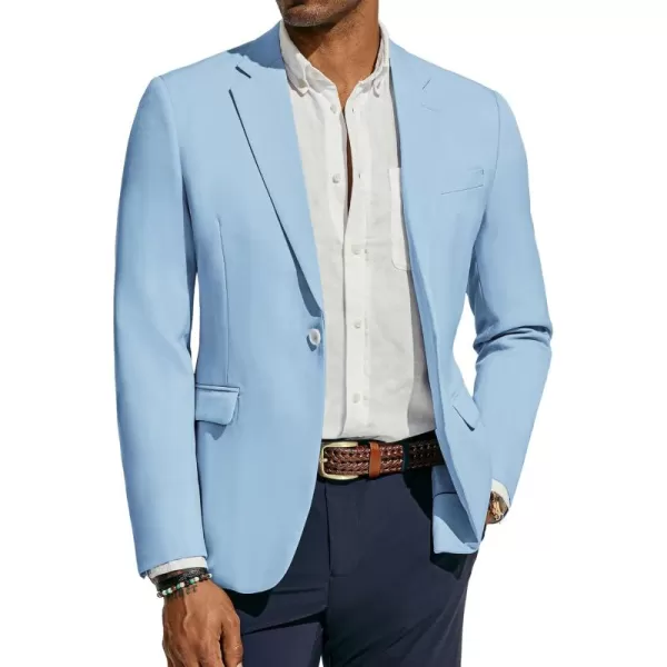 PJ PAUL JONES Men's Lightweight Sport Coat Casual One Button Blazer Breathable Sportcoat