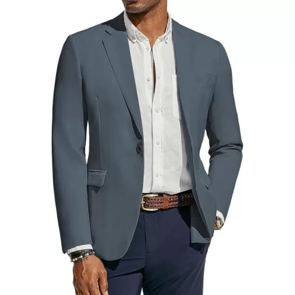 PJ PAUL JONES Men's Lightweight Sport Coat Casual One Button Blazer Breathable Sportcoat