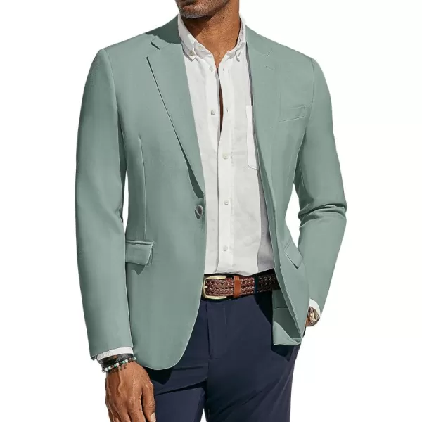 PJ PAUL JONES Men's Lightweight Sport Coat Casual One Button Blazer Breathable Sportcoat