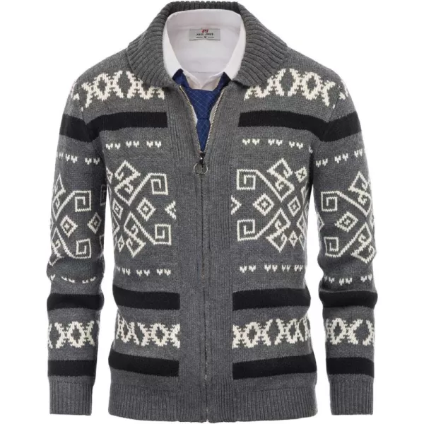 PJ Paul Jones Men's Casual Curling Sweater Cardigans Button Down Knitted Sweater