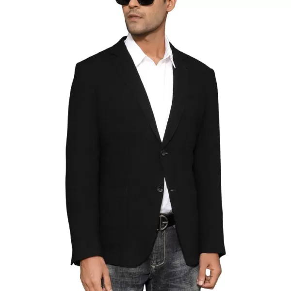 PJ Paul Jones Men's Casual Slim Fit Linen Jacket Lightweight 2 Button Blazer Sport Coat