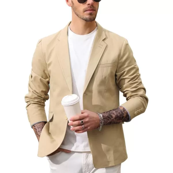 PJ Paul Jones Men's Cotton Twill Blazer Jacket Lightweight Casual Slim Fit Sport Coat